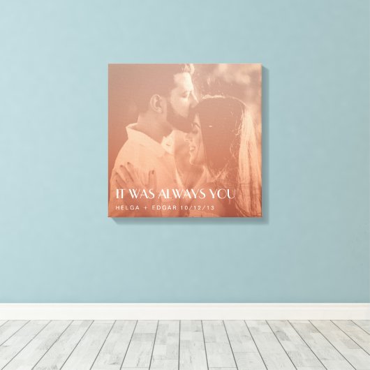 Farbüberlagerung Benutzerdefiniertes Foto - Neues Leinwanddruck (Insitu (Holzboden))