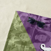 Farbüberlagerung von Funky-Fotos - Collage Bis zu  Strandtuch (Beispiel)