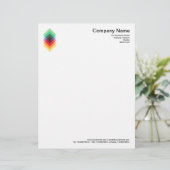 Farbüberlagerungsmotiv Briefkopf (Stehend Vorderseite)