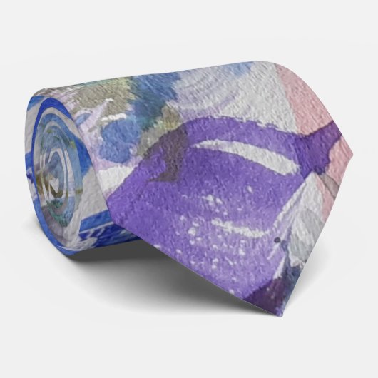 Farbüberschlag Krawatte (Gerollt)