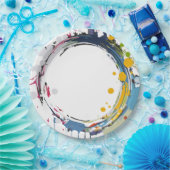 Farbüberschlag Pappteller (Party)