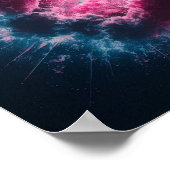 Farbüberschlag Poster (Ecke)