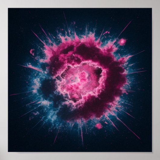 Farbüberschlag Poster (Vorne)