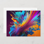 Farbüberschlag Postkarte (Vorne/Hinten)