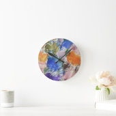 Farbüberschlag Runde Wanduhr (Zuhause)