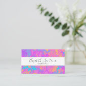 Farbüberschlag Visitenkarte (Stehend Vorderseite)