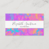 Farbüberschlag Visitenkarte (Vorderseite)