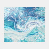 Farbüberzug: Abstrakter Acrylhintergrund Fleecedecke (Vorderseite (Horizontal))