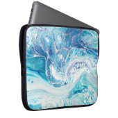 Farbüberzug: Abstrakter Acrylhintergrund Laptopschutzhülle (Vorne Rechts)