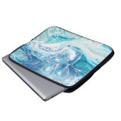 Farbüberzug: Abstrakter Acrylhintergrund Laptopschutzhülle (Vorne Knopf)