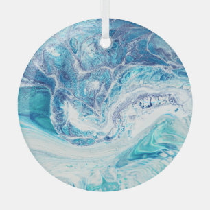 Farbüberzug: Abstrakter Acrylhintergrund Ornament Aus Glas