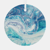 Farbüberzug: Abstrakter Acrylhintergrund Ornament Aus Glas (Rückseite)