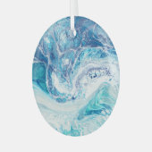 Farbüberzug: Abstrakter Acrylhintergrund Ornament Aus Glas (Vorderseite links)