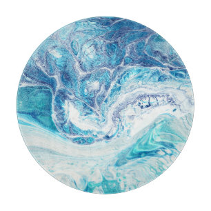 Farbüberzug: Abstrakter Acrylhintergrund Schneidebrett