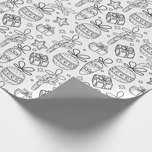 Farbumhüllungspapier Geschenkpapier (Ecke)