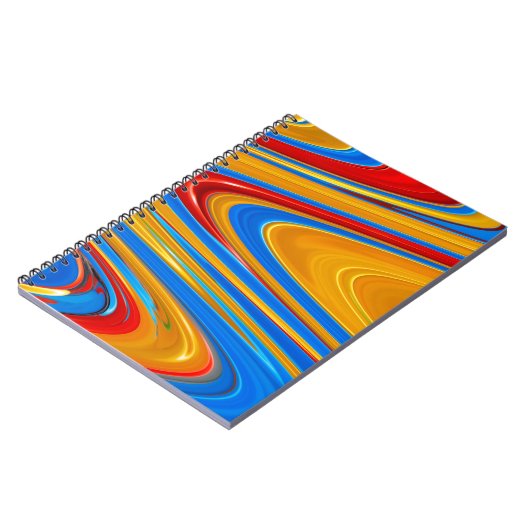 Färbung Abstrakt Notizblock (Linke Seite)