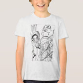 Färbung von sibirischen Fliegeneisen Tri-Blend Shirt (Vorderseite)