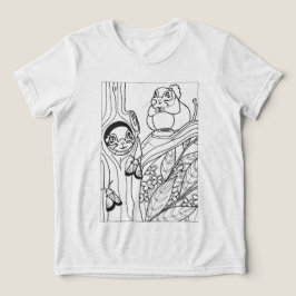 Färbung von sibirischen Fliegeneisen Tri-Blend Shirt