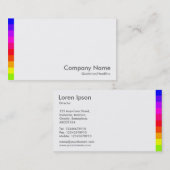 Farbvarianten III 01 Visitenkarte (Vorne/Hinten)