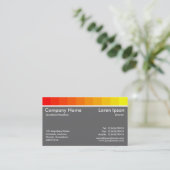 Farbvariationen 01 (60 % grau) visitenkarte (Stehend Vorderseite)