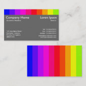 Farbvariationen 02 (60 % grau) visitenkarte (Vorne/Hinten)