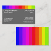 Farbvariationen 02 (60 % grau) visitenkarte (Vorne/Hinten)