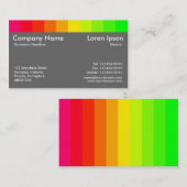 Farbvariationen 03 (60 % grau) visitenkarte (Vorne/Hinten)