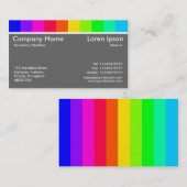 Farbvariationen 04 (60 % grau) visitenkarte (Vorne/Hinten)