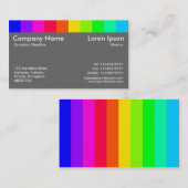 Farbvariationen 04 (60 % grau) visitenkarte (Vorne/Hinten)