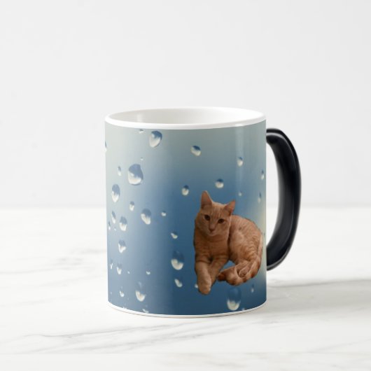 Farbverändernde Tasse mit Katzenbild (VorderseiteRechts)
