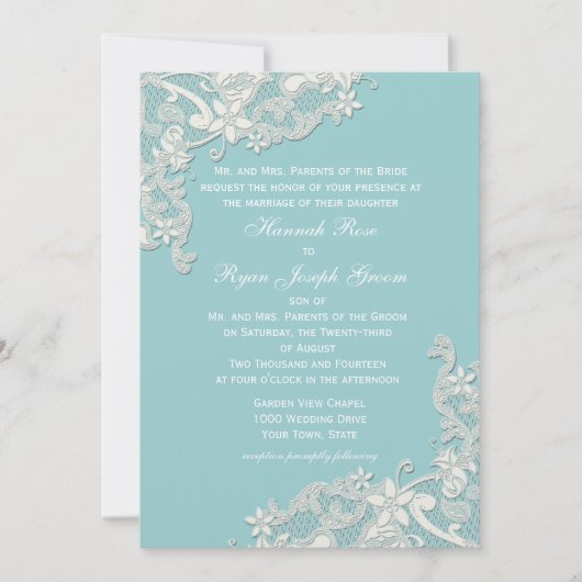 Farbveränderungen für Vintage Länder Einladung (Vorderseite)