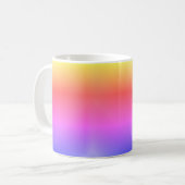 Farbverlauf colored bunt Kaffe bunte Kaffeetasse (Vorderseite Links)