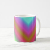 Farbverlauf colored bunt Kaffe bunte Kaffeetasse (VorderseiteRechts)