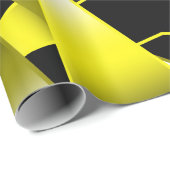 Farbverlauf der Hummel Zeichnend Perspektive Geschenkpapier (Rolleneckpunkt)