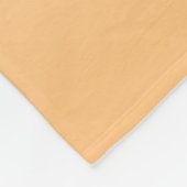 Farbverlauf Gelb und Pfirsichfarben Fleecedecke (Ecke)