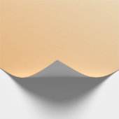 Farbverlauf Gelb und Pfirsichfarben Geschenkpapier (Ecke)