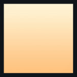 Farbverlauf Gelb und Pfirsichfarben Poster<br><div class="desc">Gelb und pfirsichfarben.</div>