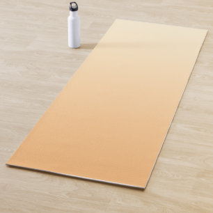 Farbverlauf Gelb und Pfirsichfarben Yogamatte