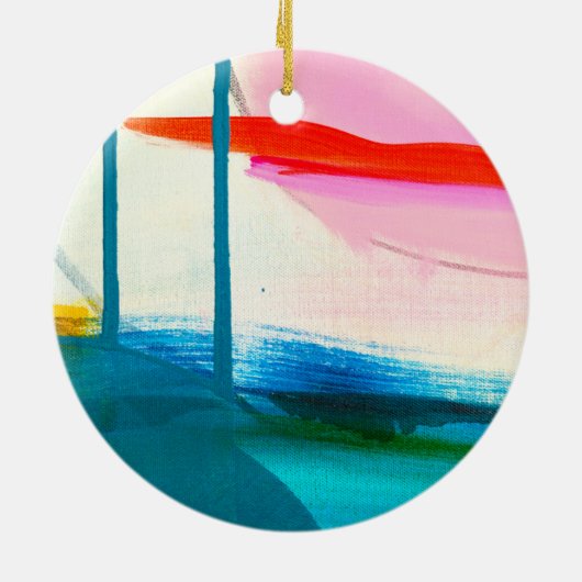 Farbverlauf Keramik Ornament (Hinten)