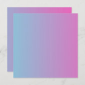 Farbverlauf lila und blau einladung (Vorne/Hinten)
