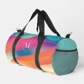 Farbverlauf moderner Monogramm-Tanz Duffle Bag (Rechte Ecke)