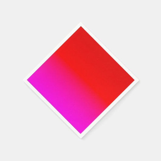 Farbverlauf Ober rosa , Scharbe , rot , rosa Serviette (Ecke)