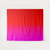 Farbverlauf Ober rosa , Scharbe , rot , rosa Wandteppich (Vorderseite (Horizontal))