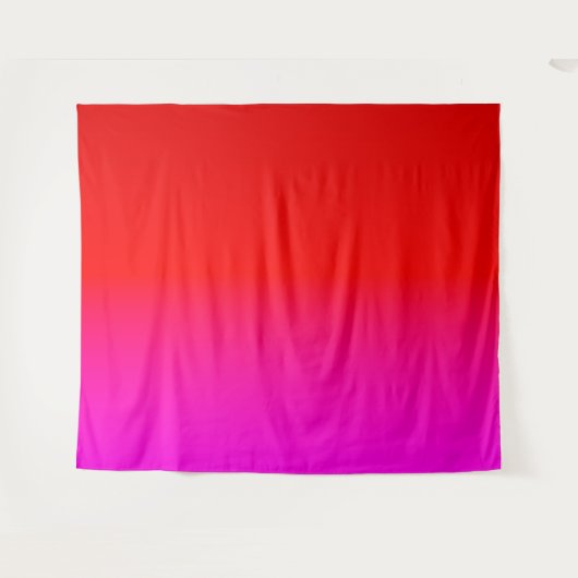 Farbverlauf Ober rosa , Scharbe , rot , rosa Wandteppich (Vorderseite (Horizontal))