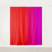 Farbverlauf Ober rosa , Scharbe , rot , rosa Wandteppich (Vorderseite)