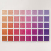 Farbverlauf-Quadrate-Puzzle Puzzle (Horizontal)
