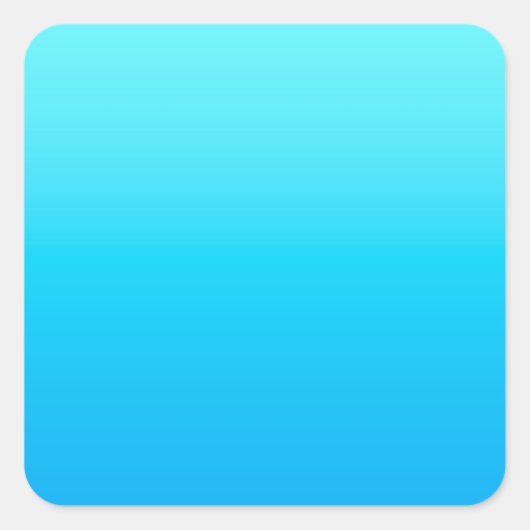 Farbverlauf Quadratischer Aufkleber (Vorderseite)