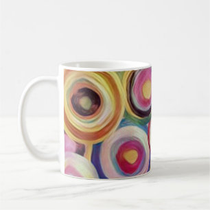 Farbverlauf, raue Textur Hintergrund. Kaffeetasse