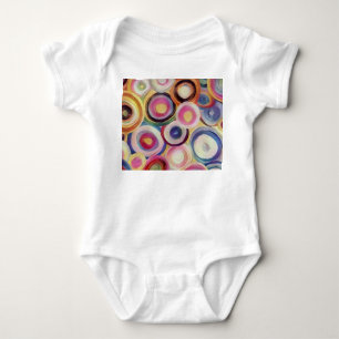 Farbverlauf, rauer Texturhintergrund Baby Strampler