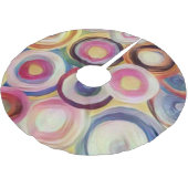 Farbverlauf, rauer Texturhintergrund Polyester Weihnachtsbaumdecke (Schrägansicht)